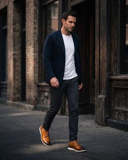 Emilio Faux Leather Hybrid Sneaker