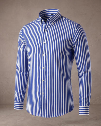 Lucio Striped Button-Down Shirt